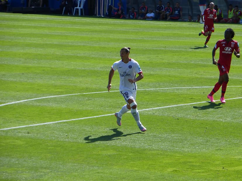 Zinédine Zidane beim Trophée des champions zwischen Lens und PSG