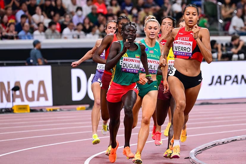 Schweizerin Audrey Werro gewinnt Europameisterschaft im 800m gegen Hodgkinson